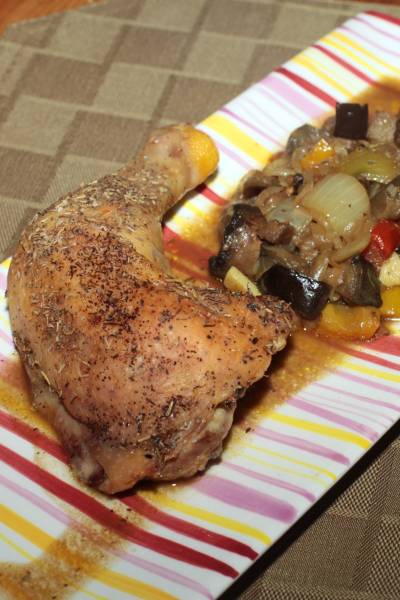 Recette, Cuisses de poulet au four