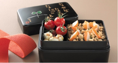Bento fitness crumble surimi, aubergines et fruits secs