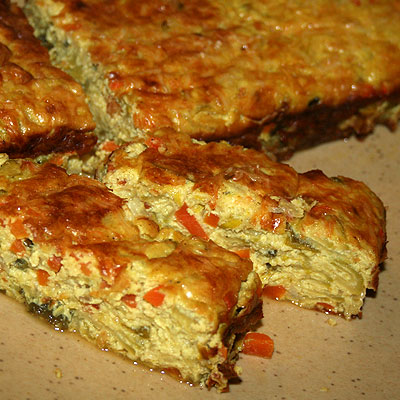 Recette, Flan aux légumes