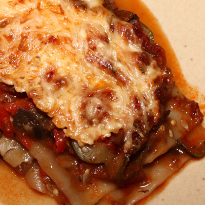 Recette, Lasagnes végétariennes