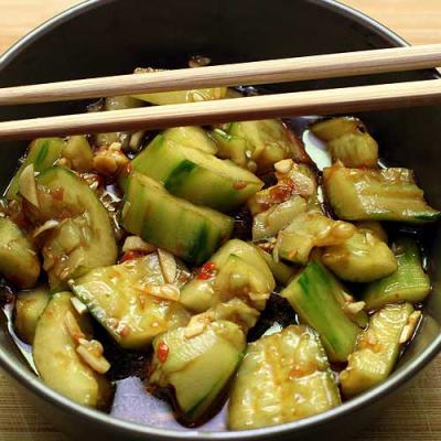 Recette, Salade de concombre façon chinoise