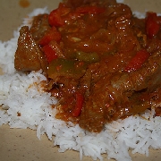 Voir la recette, Aiguillettes de canards sauce satay