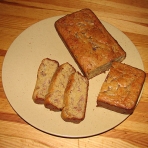 Voir la recette, Cake oignons rouges et lardons