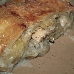 Voir la recette, Gratin dauphinois au poulet