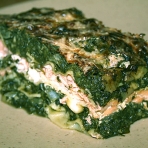 Voir la recette, Lasagnes au saumon, épinards et courgettes