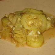 Voir la recette, Poêlée de courgettes