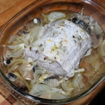 Voir la recette, Rôti de porc au four