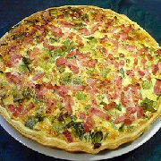 Voir la recette, Tourte aux lardons