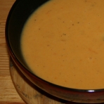 Voir la recette, Velouté au potiron