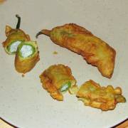 Voir la recette, Beignet de piments Farcis