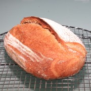 Voir la recette, Pains au levain, 2 miches avec 1600g de pâte