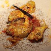 Voir la recette, Poulet à la vanille