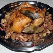 Voir la recette, Poulet aux 40 gousses d'ail